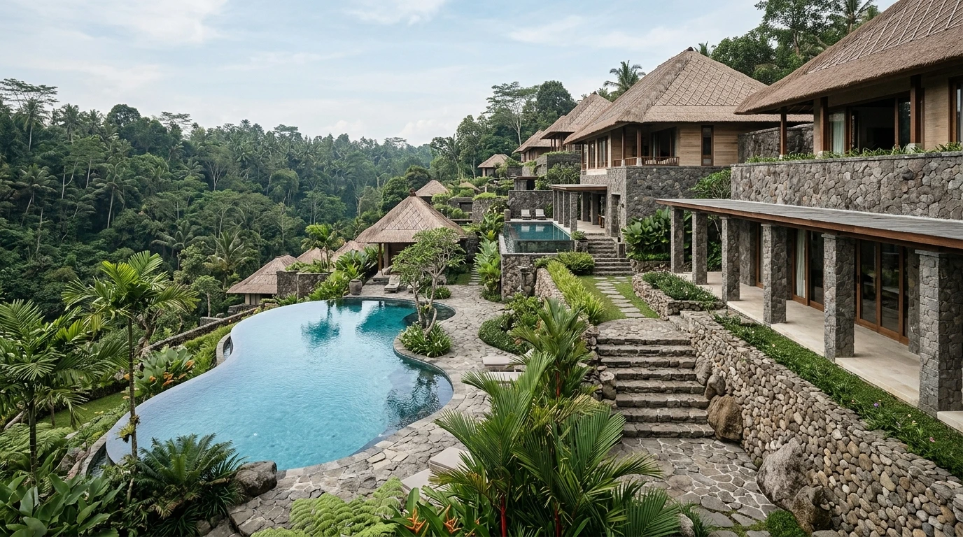 Natural stone resort project