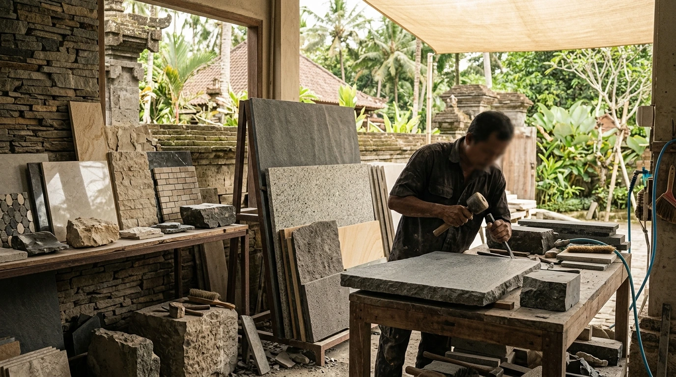 Contact Black Lava Stones for Indonesian natural stone